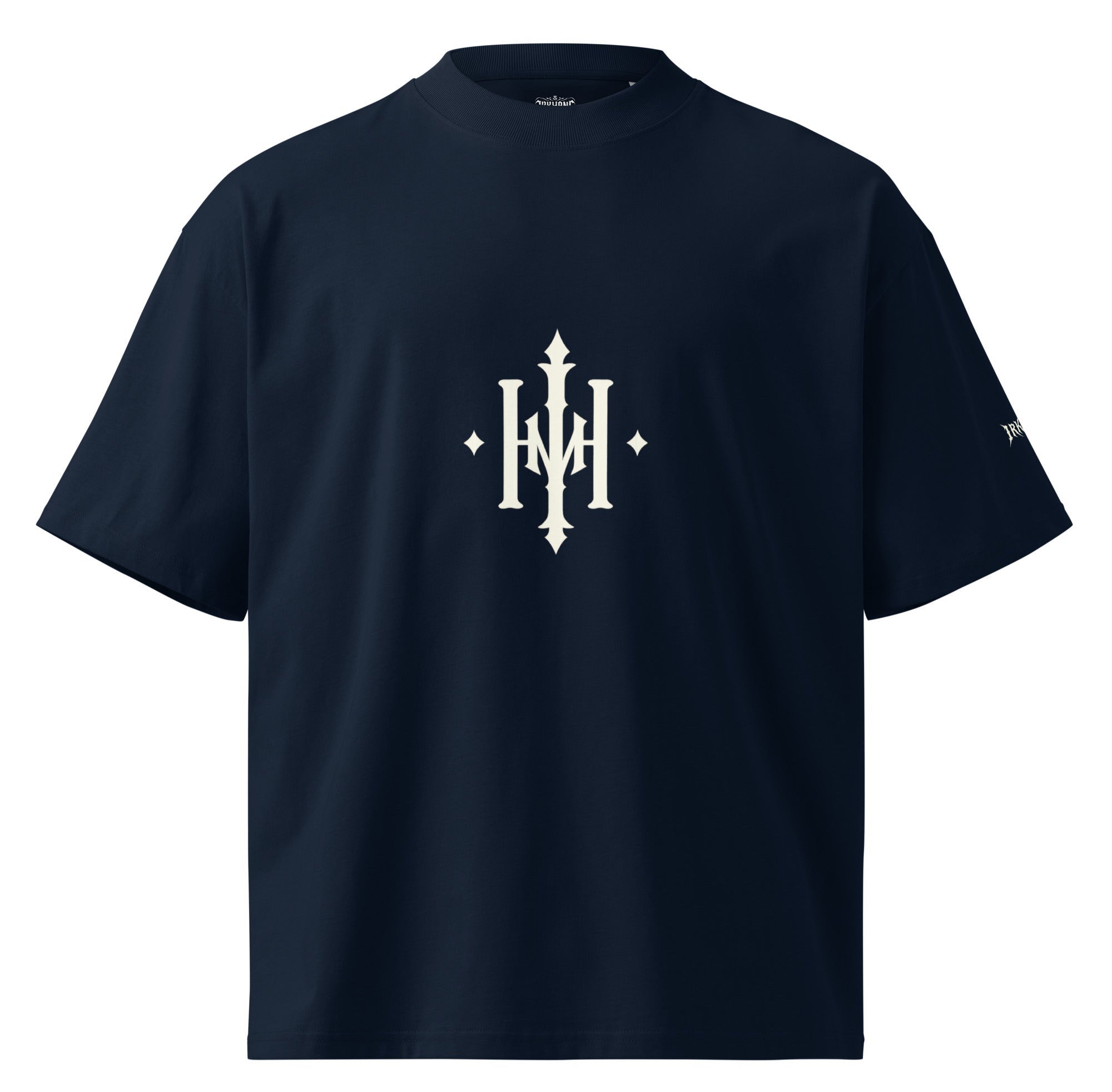 T-Shirt IRKHANE Oversized — Marine Premium